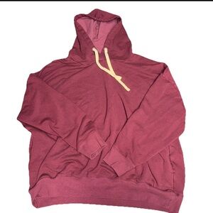 Buffalo David Bitton Women's Super Soft Pullover Hoodie, Burgundy, XXL Preppy